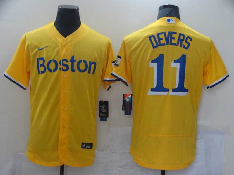 Red Sox 11 Rafael Devers Gold Nike 2021 City Connect Replica Player Flexbase Jersey,We sell and wholesale Red Sox 11 Rafael Devers Gold Nike 2021 City Connect Replica Player Flexbase Jersey on line form chian!